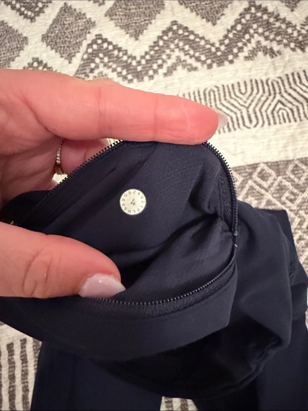lululemon athletica Navy Blue Cropped Leggings